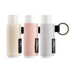 WK IEASON - Dudak Balsamı Tutucu Anahtarlık Klipsi Ruj Kol Chapstick Kol Tutucu Anahtarlık Sıkı Örgü Elastik Dudak Balsamı Anahtarlık Tutucu
