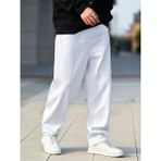 Wkm Erkek Casual Baggy Denim Jean Kot Pantolon - 31 - Beyaz