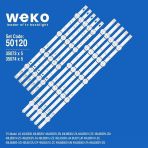 Wkset-5120 35073X5 35074X5 Lg Innotek Drt 3.0 49 10 Adet Led Bar (Tvnizi Açıp İçindeki Led Barla Birebir Aynısı Olduğunu Görmeden Almayınız. Sonrasında İade Almamaktayız.)