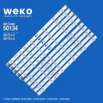 Wkset-5134 35172X5 35173X5 40-3535Led-60Ea 10 Adet Led Bar (Tvnizi Açıp İçindeki Led Barla Birebir Aynısı Olduğunu Görmeden Almayınız. Sonra