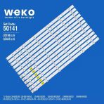 Wkset-5141 35196X6 35445X6 46-3535Led-72Ea 12 Adet Led Bar (Tvnizi Açıp İçindeki Led Barla Birebir Aynısı Olduğunu Görmeden Almayınız. Sonrasında İade Almamaktayız.)