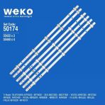 Wkset-5174 35422X2 35460X4 Svv480a16 6 Adet Led Bar (Tvnizi Açıp İçindeki Led Barla Birebir Aynısı Olduğunu Görmeden Almayınız. Sonrasında İade Almamaktayız.)