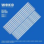 Wkset-5194 35605X7 35606X7 Lg Innotek Pola2.0 55 14 Adet Led Bar (Tvnizi Açıp İçindeki Led Barla Birebir Aynısı Olduğunu Görmeden Almayınız. Sonrasında İade Almamaktayız.)