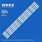 Wkset-5310 34637X5 D2ge-320Sc0-R3 5 Adet Led Bar Bakır Tabanlı (Tvnizi Açıp İçindeki Led Barla Birebir Aynısı Olduğunu Görmeden Almayınız. Sonrasında İade Almamaktayız.)