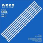 Wkset-5358 35993X4 35994X3 Jl.d55071330-078As 7 Adet Led Bar (7+8Lens) (Tvnizi Açıp İçindeki Led Barla Birebir Aynısı Olduğunu Görmeden Almay�