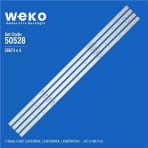 Wkset-5528 35674X4 Led40d11-Zc14-03(B) Pn:30340011206 4 Adet Led Bar (Tvnizi Açıp İçindeki Led Barla Birebir Aynısı Olduğunu Görmeden Almayınız. Sonrasında İade Almamaktayız.)
