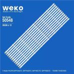 Wkset-5548 36336X12 K650wd A1 - 4708-K65wd8-A1213k01 12 Adet Led Bar (Tvnizi Açıp İçindeki Led Barla Birebir Aynısı Olduğunu Görmeden Almayınız. Sonrasında İade Almamaktayız.)