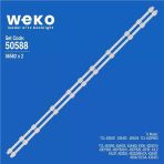 Wkset-5588 36582X2 Gıc43lb32_3030f2.1d|4C-Lb4311 2 Adet Led Bar (Tvnizi Açıp İçindeki Led Barla Birebir Aynısı Olduğunu Görmeden Almayınız. Sonrasında İade Almamaktayız.)