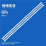 Wkset-5679 36532X3 Kj395d06-Zc22ag-04 303Kj395039 3 Adet Led Bar (Tvnizi Açıp İçindeki Led Barla Birebir Aynısı Olduğunu Görmeden Almayınız. Sonrasında İade Almamaktayız.)