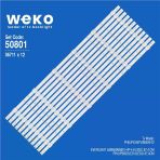 Wkset-5801 36711X12 Everlıght Lbm650m0601-Hf 12 Adet Led Bar (Tvnizi Açıp İçindeki Led Barla Birebir Aynısı Olduğunu Görmeden Almayınız. Sonrasında İade Almamaktayız.)