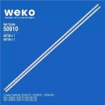 Wkset-5910 36738X1 36739X1 V6lf_550sfa/Fb_led37 2 Adet Led Bar (37Led) (Tvnizi Açıp İçindeki Led Barla Birebir Aynısı Olduğunu Görmeden Almayınız. Sonrasında İade Almamaktayız.)