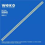 Wkset-5945 35828X2 Ts-42T13005-Xz4mm-X-W-12N-639 2 Adet Led Bar (60Led) (Tvnizi Açıp İçindeki Led Barla Birebir Aynısı Olduğunu Görmeden Almayınız. Sonrasında İade Almamaktayız.)