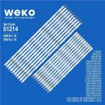 Wkset-6214 36918X10 36919X10 V5dr_600sca/B 20 Adet Led Bar ( Tvnizin İçindeki Led Barla Aynısı Olduğunu Görmeden Almayınız. Led Bar Ürünlerinde Paket Açıldığında İade Kabul Edilmemektedir.)