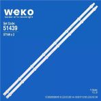 Wkset-6439 37169X2 Cc02320d630v01-B 2 Adet Led Bar (Tvnizi Açıp İçindeki Led Barla Birebir Aynısı Olduğunu Görmeden Almayınız. Sonrasında �