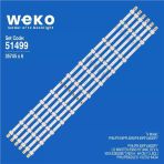 Wkset-6499 35745X6 Lg Innotek 65Inch Funai_rev.a 6 Adet Led Bar (Tvnizi Açıp İçindeki Led Barla Birebir Aynısı Olduğunu Görmeden Almayınız. Sonrasında İade Almamaktayız.)