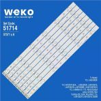 Wkset-6714 37371X8 40F2370-6Ea 4C-Lb4006-Yh1 8 Adet Led Bar (Tvnizi Açıp İçindeki Led Barla Birebir Aynısı Olduğunu Görmeden Almayınız. Sonr