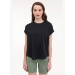 WL FUN 11MD1143 5FX Siyah Kadın Kısa Kol T-Shirt