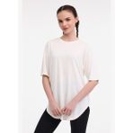 WL ROSA 11LYG15 5FX Ekru Kadın Kısa Kol T-Shirt