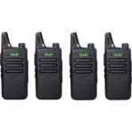 Wln KD-C1 PMR Kulaklıklı 4'lü El Telsizi Seti