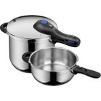 WMF Perfect Plus Düdüklü Tencere Seti 6.5+3L Paslanmaz Çelik Gümüş Renk Hızlı Pişirme - 3 - 6,5 L Set
