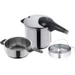 WMF Perfect Premium Düdüklü Tencere Seti 6.5+3L - Gri - 3 - 6,5 L Set
