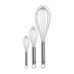 WMF Profi Plus Çelik Çırpıcı Seti 3 Parça 15+20+30 Cm Gümüş