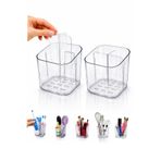 Wober Çok Amaçlı Dolap içi Düzenleyici 2’li Set | yapışkanlı Diş Fırçalık, Taraklık, Makyaj Organizer