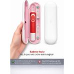 Wober Diş Fırçası kabı , Sadece oral-b Pro , Vitality Ve Starter pack şarjlı diş fırçası Serisine Uyumlu koruma kutusu-P - Pembe
