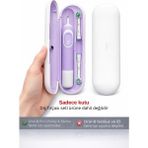 Wober Oral-B Şarjlı Diş Fırçası Saklama Kabı /kutusu, Sadece Pro 1, Vitality ve Starter Serisine Uyumlu-S - Lila