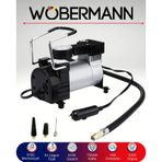 Wöbermann 150 Psı Metal Gövdeli Hava Kompresörü | Taşınabilir Oto Lastik Şişirme Pompası | 12V Çakmak Girişli