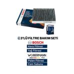 Wobermann + Bosch Opel Insignia 1.4 Turbo Filtre Bakim Seti 2008-2015 3K