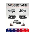 Wöbermann Fiat Egea Sis Farı Seti + Çerçeve ve H11 Ampul %100 Uyumlu