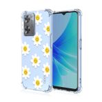 WOBURN Silikon kılıf Oppo A57s / A57 4G için kılıf, cep telefonu kılıfı ince yumuşak boyalı baskılar TPU yumuşak darbeye dayanıklı şeffaf koruyucu kılıf Cover Bumper hediye (A04)