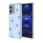 WOBURN Xiaomi Poco X5 5G için Yumuşak TPU Kılıf, İnce Kaymaz Esnek Koruyucu Darbe Emici Boyalı Baskı Desenli Şeffaf Telefon Kılıfı Tampon (A93)