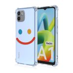WOBURN Xiaomi Redmi A1 için Yumuşak TPU Kılıf, İnce Kaymaz Esnek Koruyucu Darbe Emici Boyalı Baskı Desen Şeffaf Telefon Kabuk Tampon (A10)