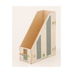 Wodiza Ahşap Masaüstü Organizer Dosyalık, A4 Evraklık Dergilik ve Kitap Düzenleyici 12x33x26 cm Mint Yeşili