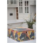 Wodiza Elegant Büyük Boy Ahşap Saklama Kutusu 46cm X 35cm X 19cm Dolap Içi Düzenleyici