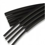 Woer 180 mm 2/1 Isı Ile Daralan Makaron Siyah 25 mt