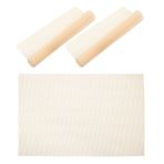 WOFASHPURET 3 Parça Yatak Ayırıcı Yıkanabilir Koşucu Kilim Ped Kilim Köşe Tutucu Alan Kilim Kıskaçları Kanepe Kıskaçları Kıvrılma Önleyici Kilim Kıskaçları Mat Silika Jeli Döşemeli Divan