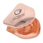 WOFASHPURET Tektaş altın telleri Hip hop takısı Hiphop süsü grill seti kolye ışık anahtarı aksesuar ızgara Kanca dişler için ızgara rapçi aksesuarları rhinestones Rose Gold
