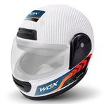 Wogen Fullface Kask Karbon Beyaz (M)