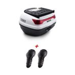 Wogen WG41 Premium Arka Çanta 41 Litre (Beyaz) + Karbon Dizlik He - Siyah