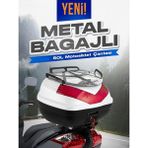 Wogen WG50 Sırt Dayamalı Premium Metal Bagajlı Çanta (Beyaz)
