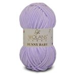 WOLANS 415 Lila Soft Kadife Bunny Baby Örgü Ipi Kadife Ip Yumuşak Oyuncak Ipi Battaniye Ipi
