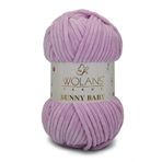 WOLANS 459 Leylak Soft Kadife Bunny Baby Örgü Ipi Kadife Ip Yumuşak Oyuncak Ipi Battaniye Ipi