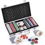 Wolawood Profesyonel Poker Seti – 300 Çipli, Metal Çantalı, 2 Deste Iskambil Kağıtlı, Zarlı, Özel Üretim Lüks Casino ve Texas Hold’em Oyun Takımı Vıp Seri