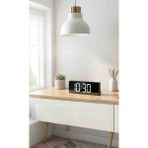 Wolawood Snooze Özellikli USB & Pilli Kullanım Dijital Masa Saati 12/24 Formatında LED Ekran Sensörlü Alarmlı Çalar Saat