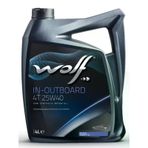 WOLF Motor Yağı İçten-Dıştan Takma 4 zamanlı 25W-40 (YARI SENTETIK) 4Lt