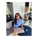 WOLF & ROCK Bej Renk Pembe Biyeli Notebook/Tablet Kılıfı 13''-14'' Uyumlu