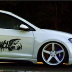 Wolf Yan kapı Kurt Sticker Araba Stickerı Yapıştırma